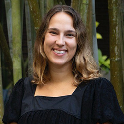 Graduate Assistant Headshot with Bamboo Background
