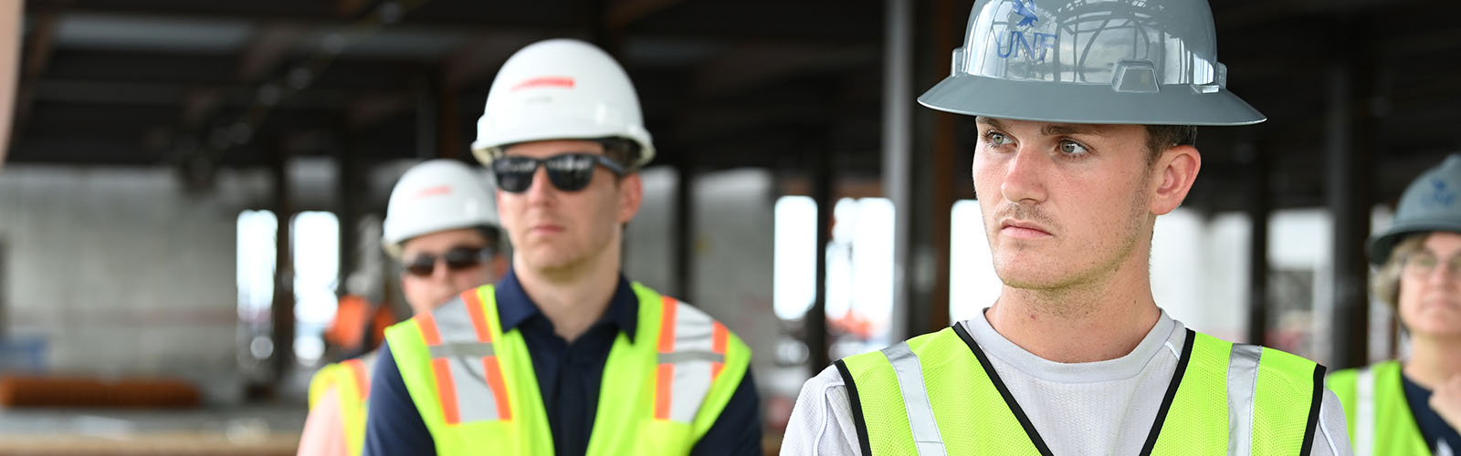 construction management student looking deep in thought