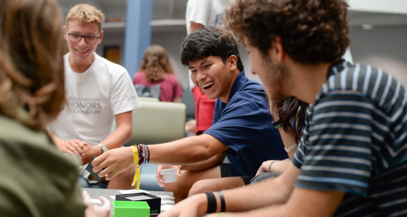 unf hicks honor students playing games