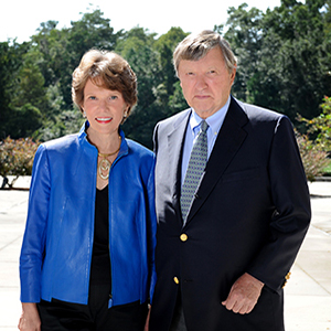 Ann and David Hicks posing for photo