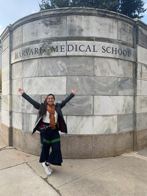 Maria Encinosa at Harvard medical school