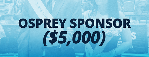 Osprey Sponsor for $5,000