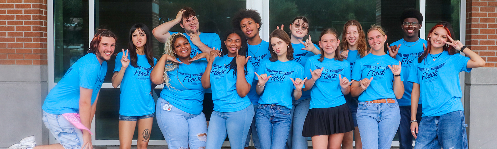 Living Community Assistants smiling for a fun photo