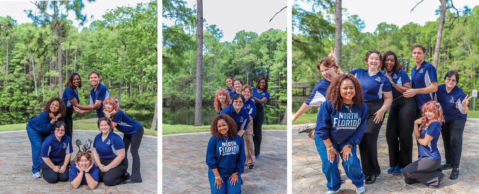 collage of Assistant Residence Life photo smiling and having fun
