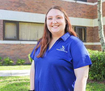 Residence Life coordinator Emily Martinez