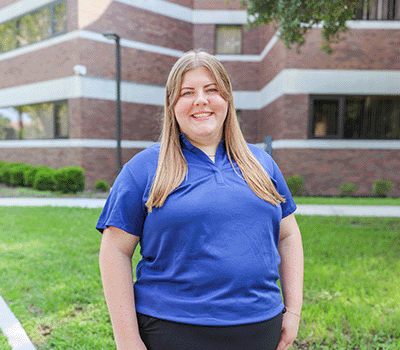Assistant Residence Life Coordinator Olivia Ravet