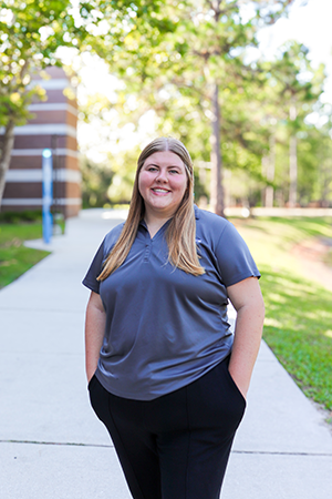 Assistant Residence Life Coordinator Olivia Ravet