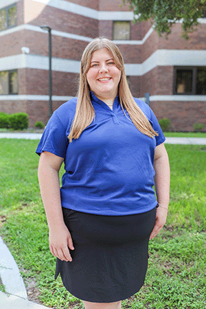 Assistant Residence Life Coordinator Olivia Ravet