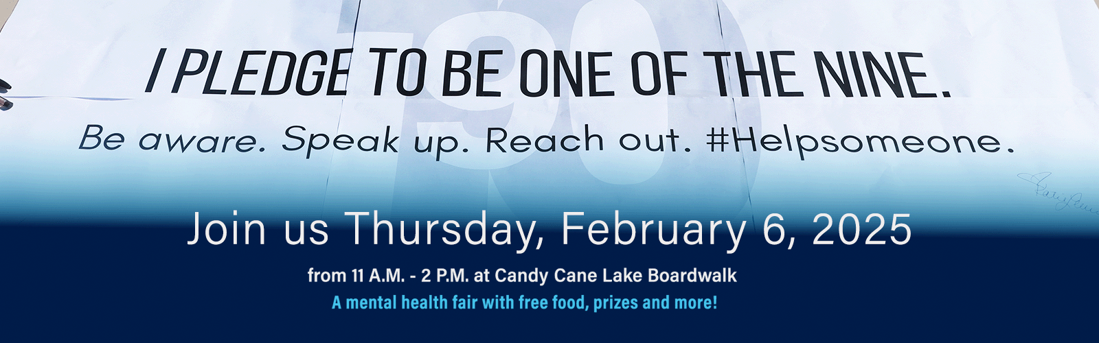 I pledge to be 1 of the 9 fresh check day banner Feb. 6, 2025
