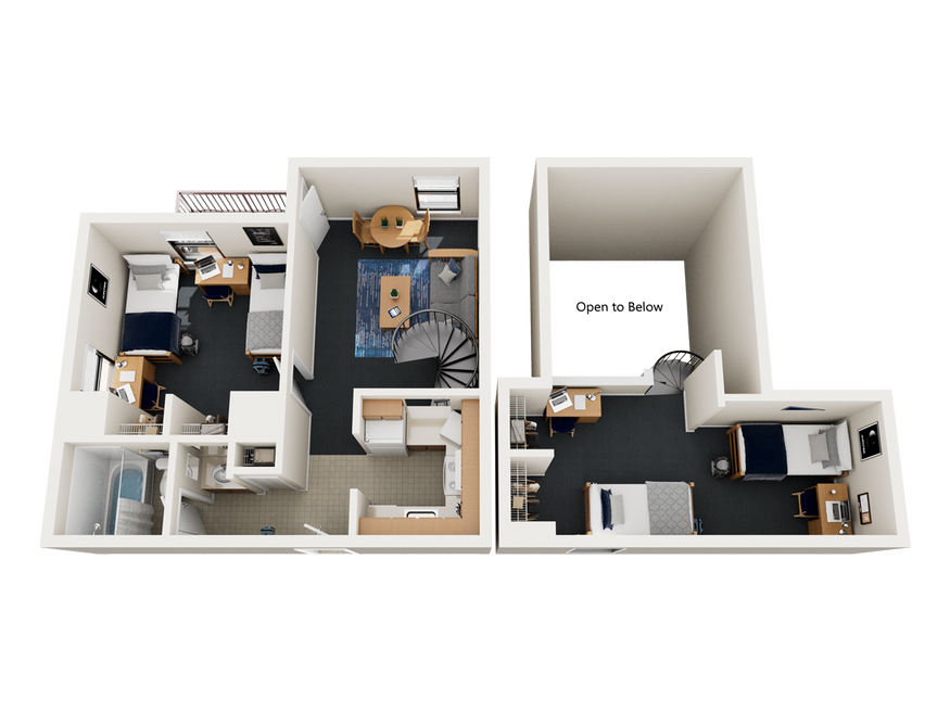 Osprey Village two bedroom floorplan