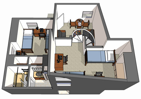 osprey village two bedroom floorplan