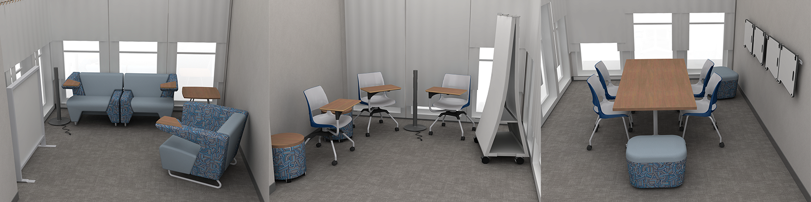 New residence hall study rooms
