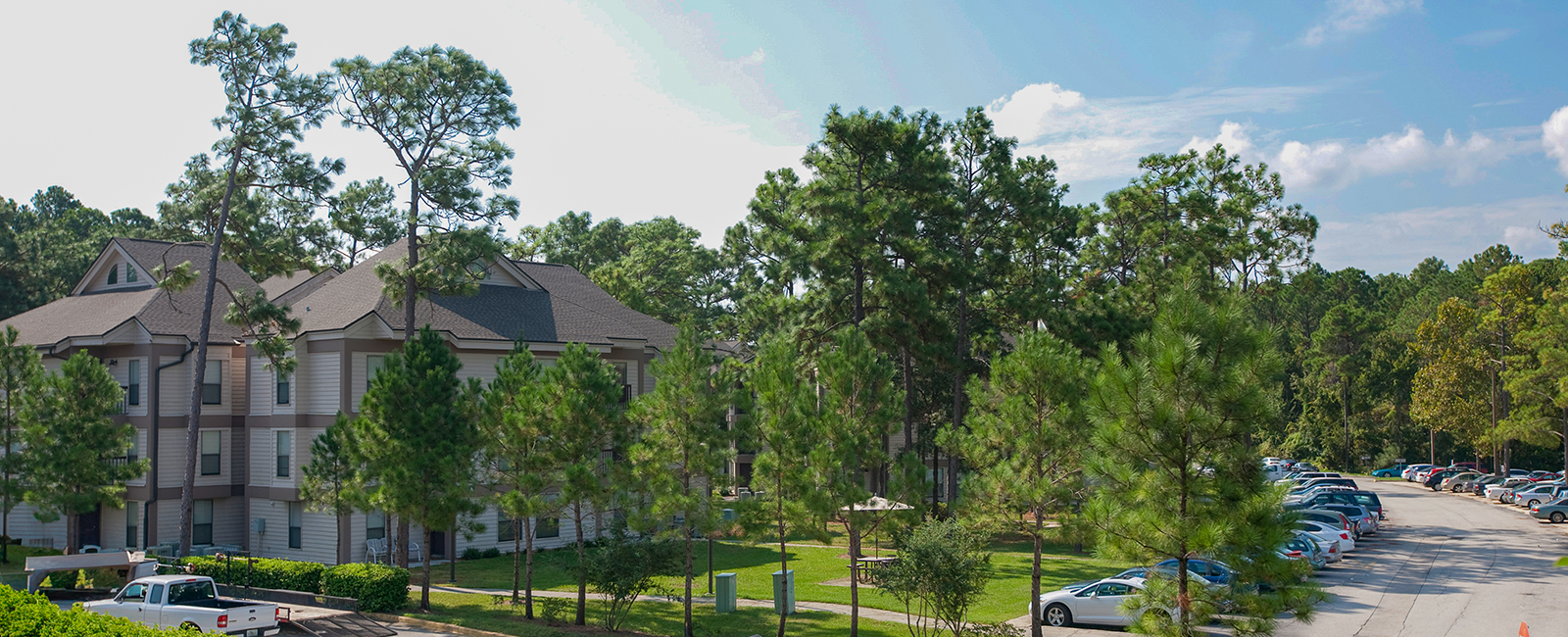 Osprey Village on a beautiful sunny day