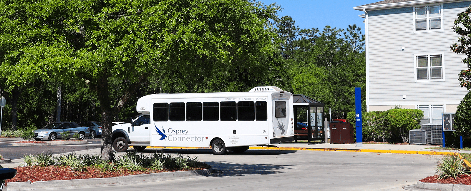 osprey shuttle at the flats at unf