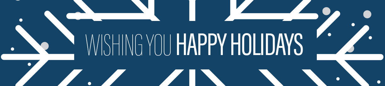 winter break happy holidays banner