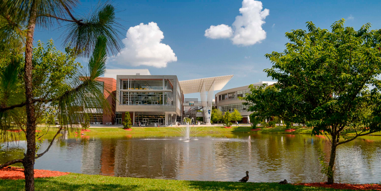 View of unf student union from the south