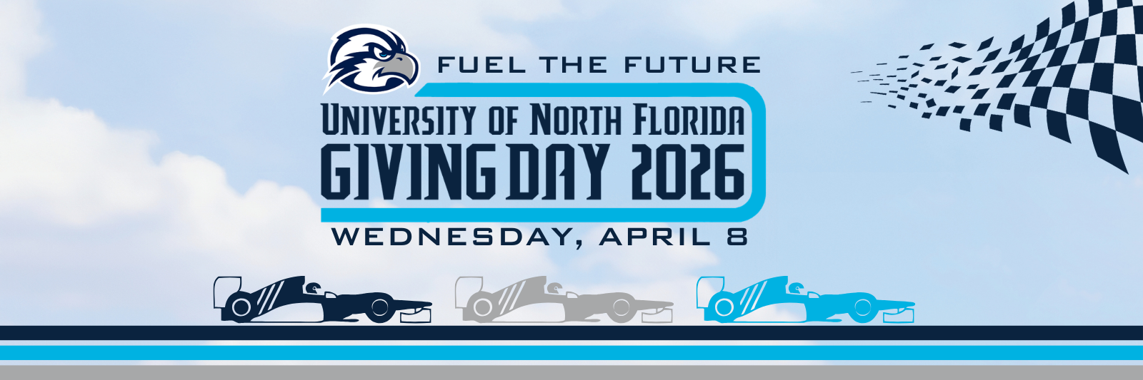 fuel the future - giving day on april 8 and racing cars