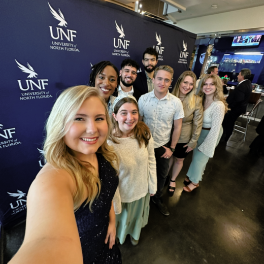 photo of the cast of Amazon Primes "The College Tour" from UNF