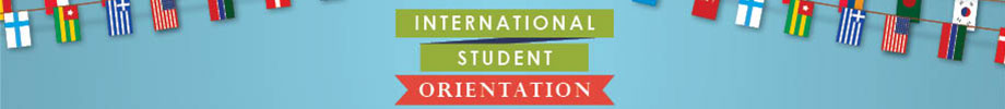 International Student Orientation Banner