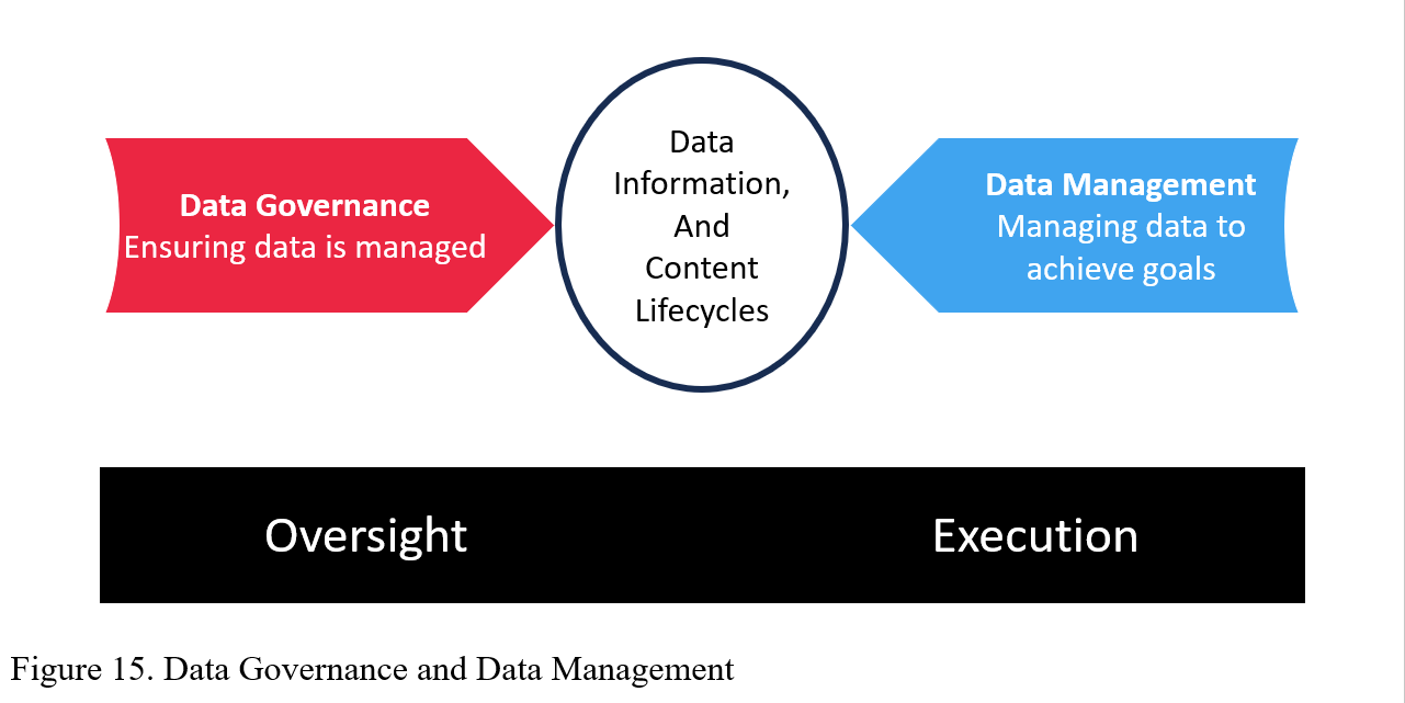 Oversight and execution of data information and content lifecycles