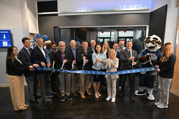 Esports Osprey Flight Deck Ribbon cutting
