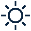 Workday shining sun