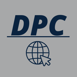DPC with a globe icon