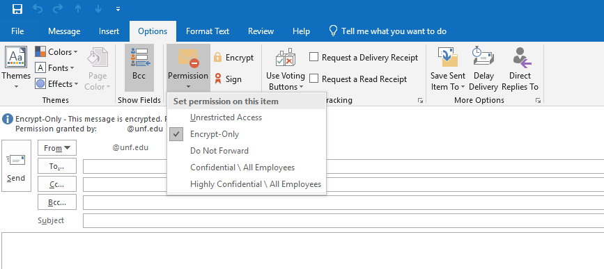 Encrypt-Only setting in Outlook