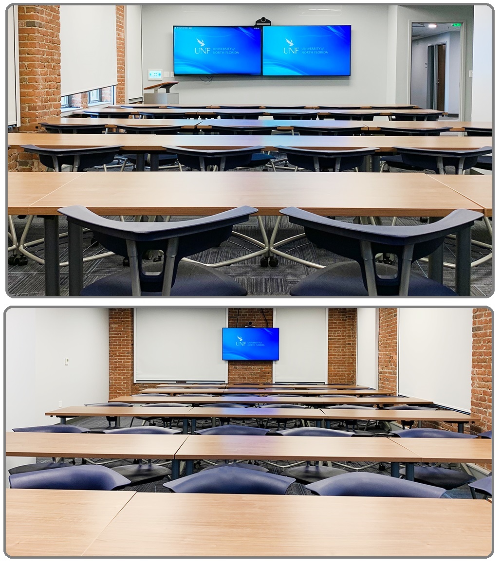 Technology-enabled classroom 504T at downtown location