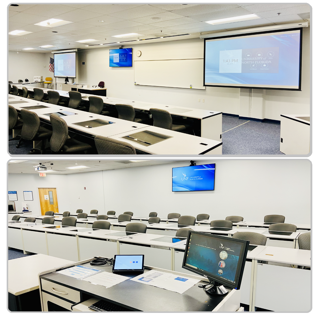 Technology-enabled LITS Lab room 2105 in Building 42