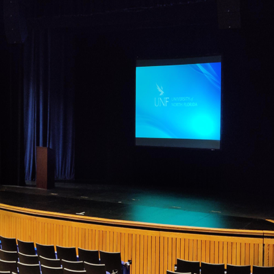 AV Technology available in Robinson Theatre