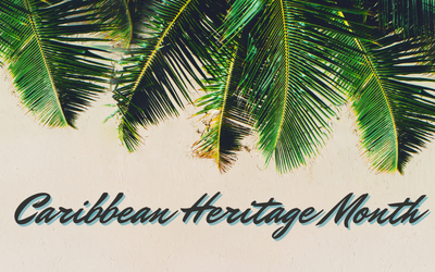 June's online book display highlights Caribbean Heritage Month.
