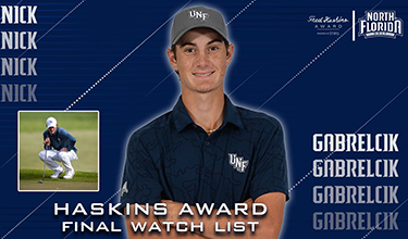 UNF golfer wins Haskins Award more details to the left