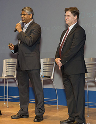 Dr. Karthikeyan Umapathy (left) and Dan Richard