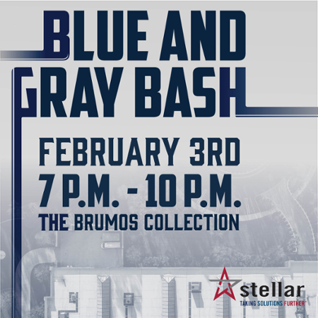 2023 Blue and Gray Bash flyer