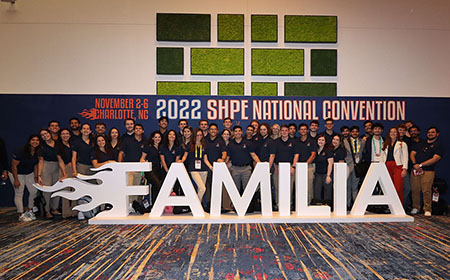 UNF students at the 2022 SHPE conference