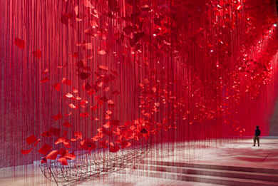 Project Atrium: Chiharu Shiota; Letters of Love