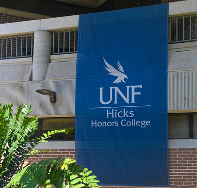banner for UNF Hicks Honors College
