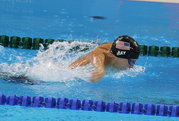 Swimmer Morgan Ray