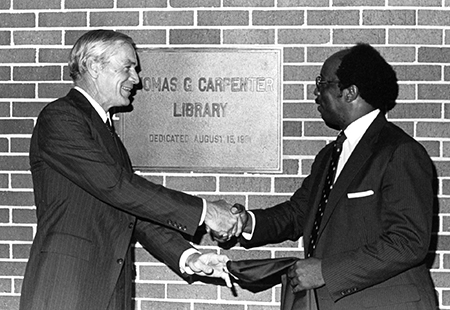 Thomas G. Carpenter library opening