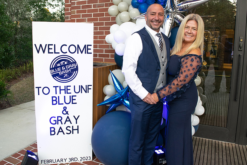 Blue and Gray Bash attendees