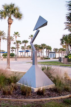 Active Pyramids Sculpture