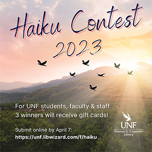 Haiku Contest 2023 for UNF students, faculty and staff