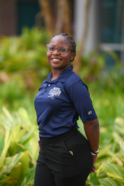 UNF graduate student Kiante (Kyaa) McClennon 