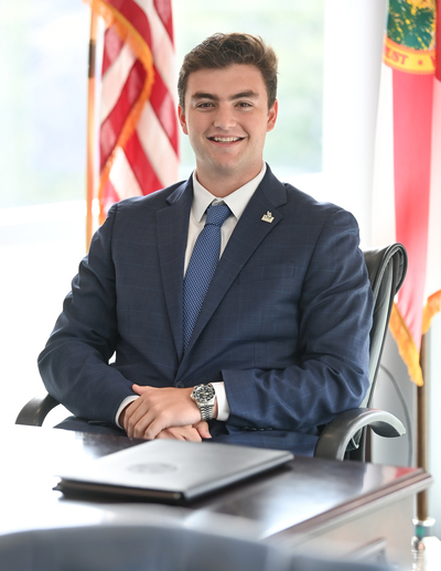 UNF student body president Johnny Grosso