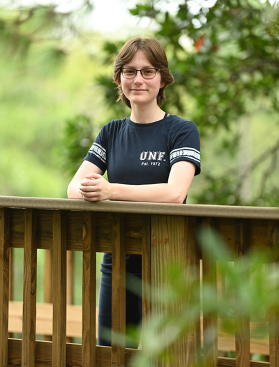 UNF senior Katherine Saige