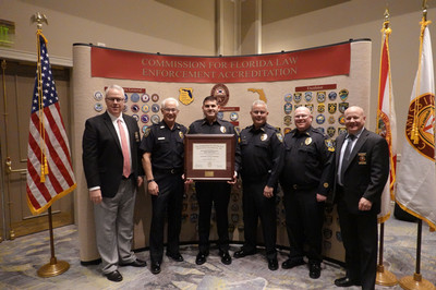 UNF UPD officers receive a plaque