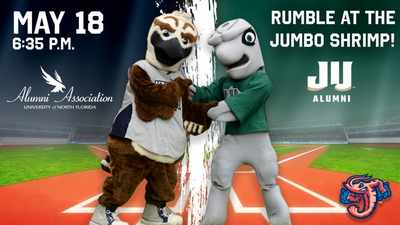 May 18 6:35 pm UNF Alumni Association JU Alumni Rumble at the Jumbo Shrimp