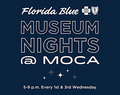 Florida Blue Museum Nights @ MOCA 5-9 pm every first and third Wednesday