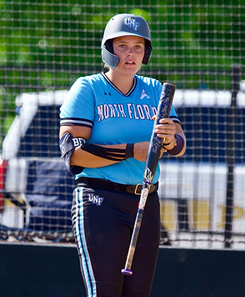 Allison Benning, UNF softball pitcher